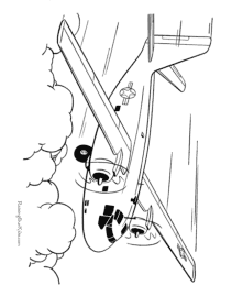 Airplanes coloring pages
