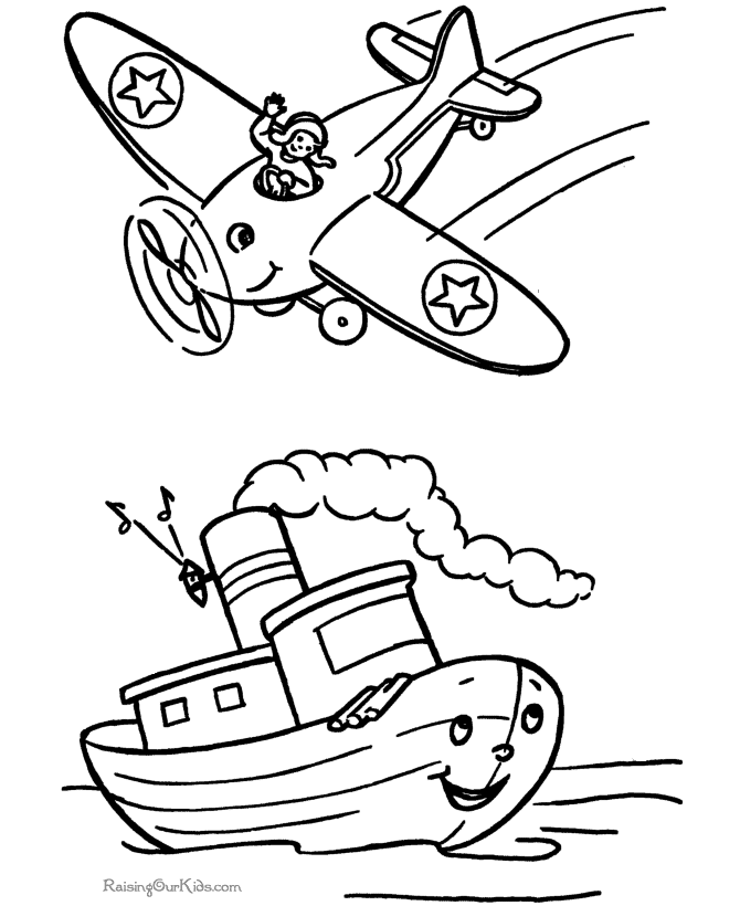 Free printable kids coloring pages