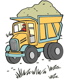 Truck coloring pages, sheets, pictures