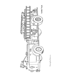 Firetruck coloring pages