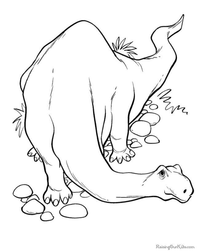 dinosaur picture to color