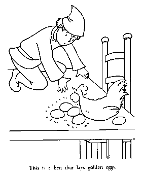Jack and the Beanstalk coloring pages
