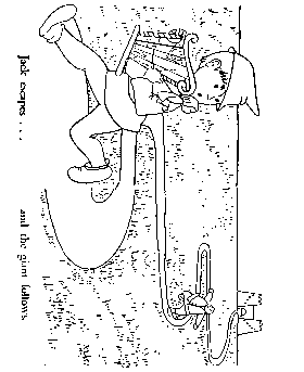 Jack and the Beanstalk coloring pages