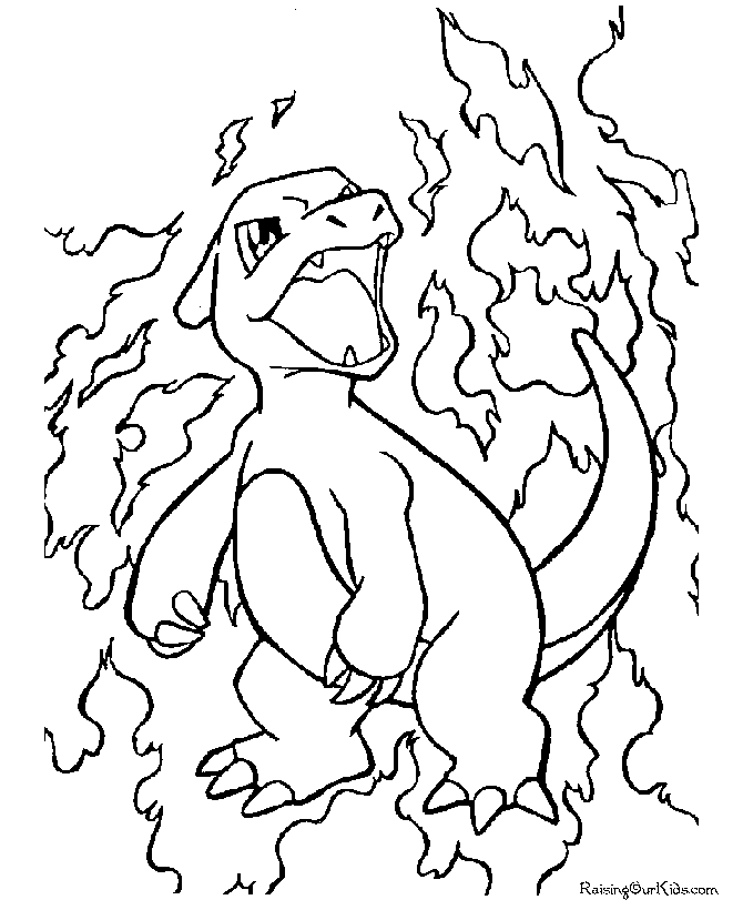Free coloring page of Pokemon for kids