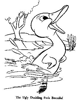 Ugly Duckling coloring pages
