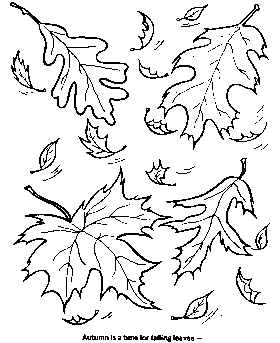 coloring pages of Fall