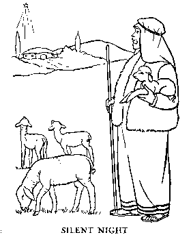 coloring pages Christian Christmas