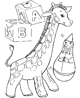 Christmas Toys coloring pages