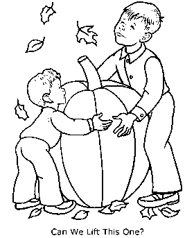 Halloween kids coloring page