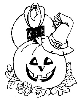 Halloween Jack O' Lantern coloring page