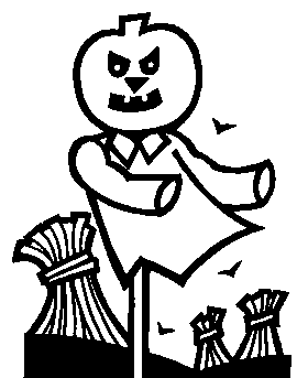 Printable scary coloring pages