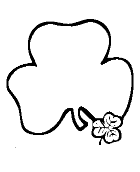 Preschool St. Patrick´s Day coloring pages