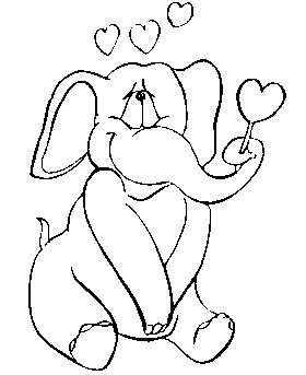 Preschool Valentine´s Day Coloring Pages