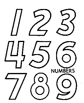 Numbers worksheets number 1