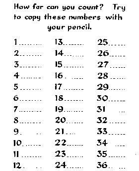Numbers worksheets number 12
