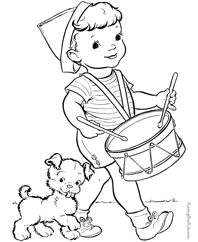Free Independence Day coloring page