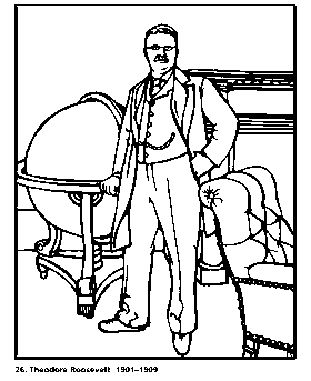 President coloring page
