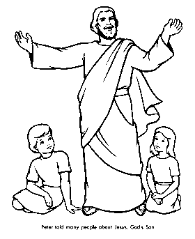 coloring page of Bible characters