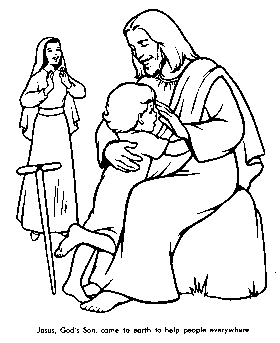 coloring pages of Jesus