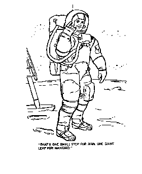 coloring page of Space