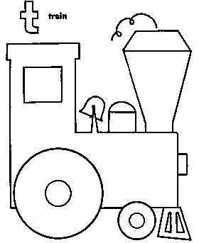 coloring pages of trains