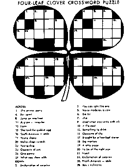 Crossword puzzle for kids